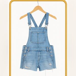 BDG Light Blue Denim Overalls